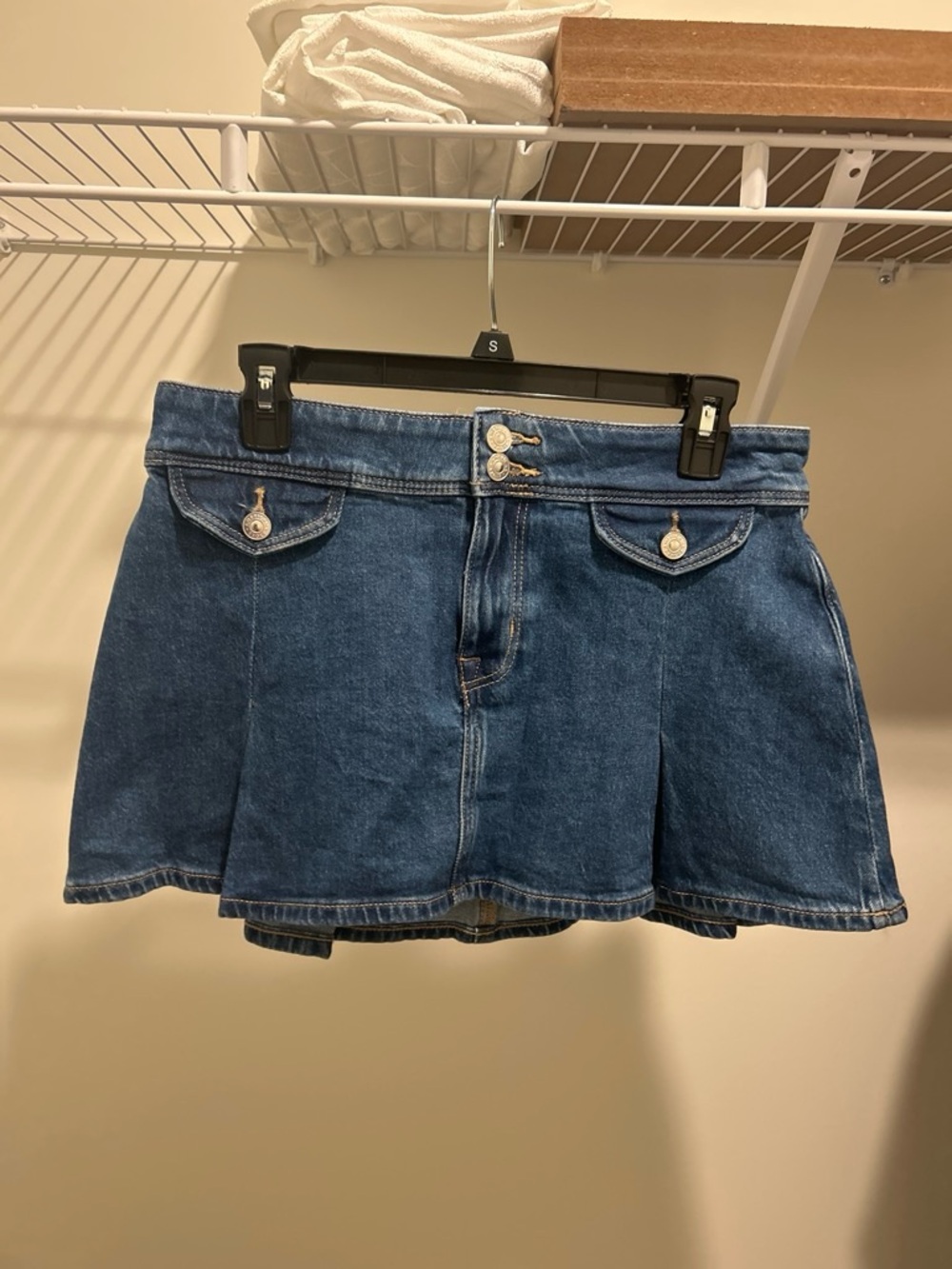 American Eagle Outfitters Blue Denim Mini Skirt
